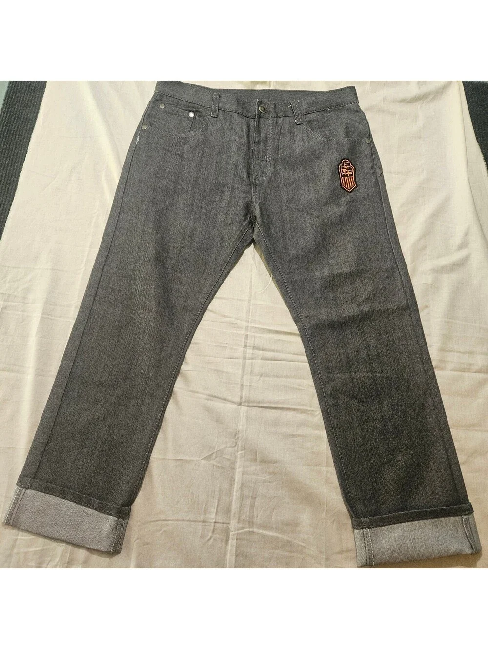 VTG Red Ape Jeans Mens SZ 40 Black Baggy Skater Denim Y2K Streetwear Hip Hop